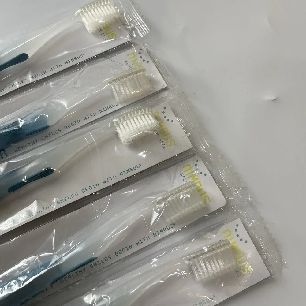 5 Nimbus Toothbrush Microfine Regular Extra Soft Sensitive Teeth Gums Implants